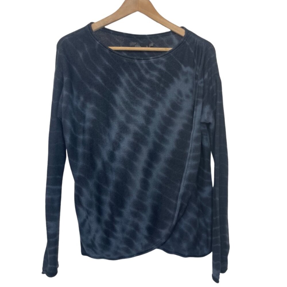 prAna | Women's Juliana Wrap Tie Dye Blue Casual Sweater | Size S